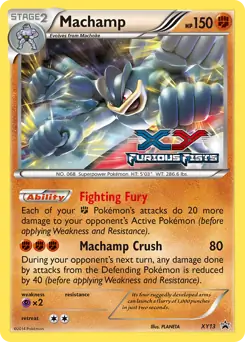 Machamp Prerelease XY13 Normal