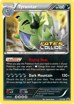 Tyranitar Prerelease XY130 Normal
