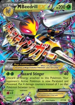 M Beedrill EX XY158 Normal