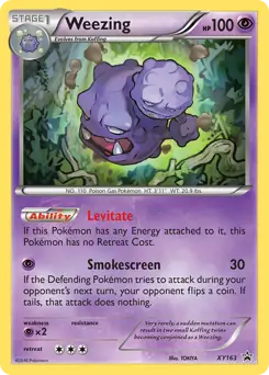 Weezing XY163 Normal