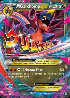 M Garchomp EX XY168 Normal