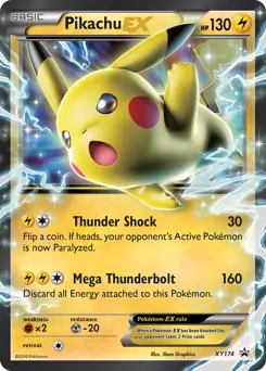 Pikachu EX XY174 Normal