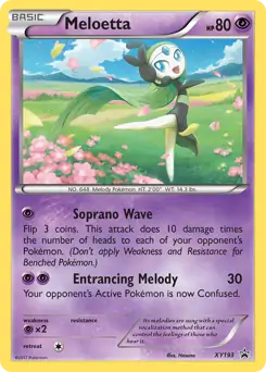 Meloetta XY193 Normal