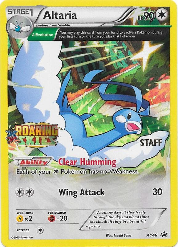 Altaria Prerelease Staff XY46 Normal
