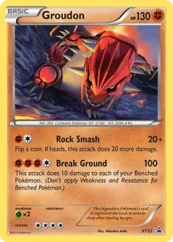 Groudon XY52 Normal