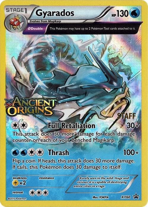 Gyarados Staff Prerelease XY60