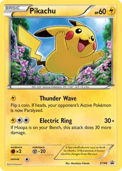 Pikachu XY89 Normal