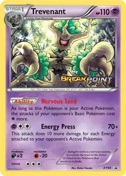 Trevenant Prerelease XY94 Normal