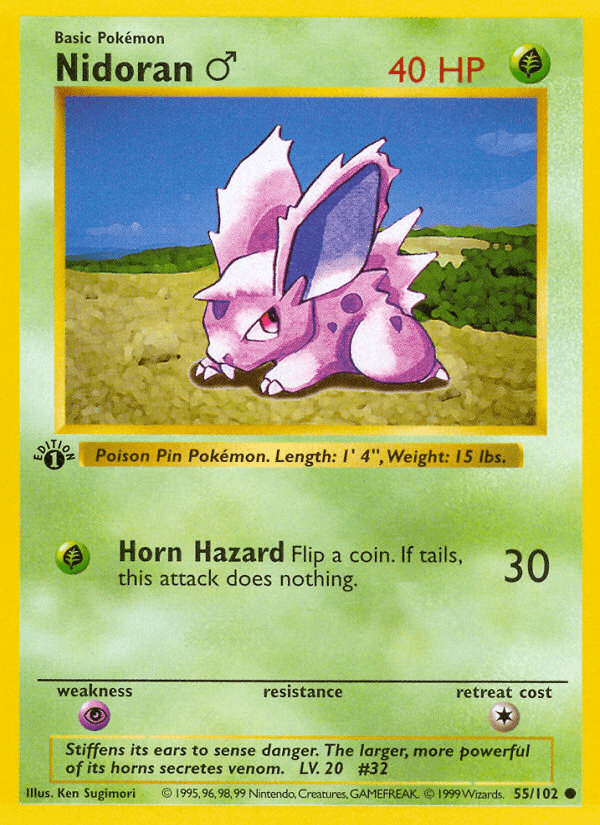 Nidoran ♂ 55/102