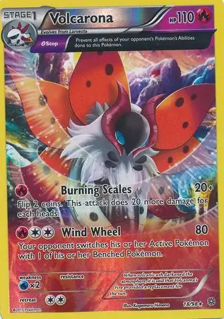 Volcarona Reverse Holo 18