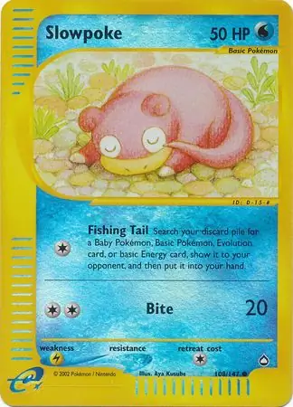 Slowpoke Reverse Holo 108 Normal