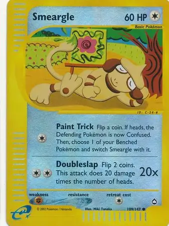 Smeargle Reverse Holo 109 Normal