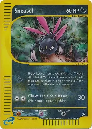 Sneasel Reverse Holo 110 Normal