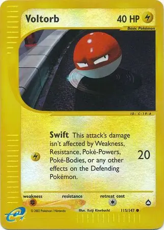 Voltorb Reverse Holo 115 Normal