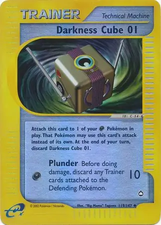 Darkness Cube 01 Reverse Holo 119 Normal