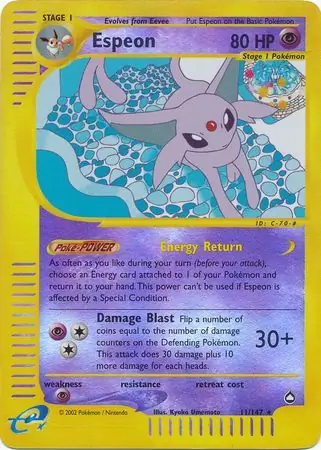 Espeon Reverse Holo 11