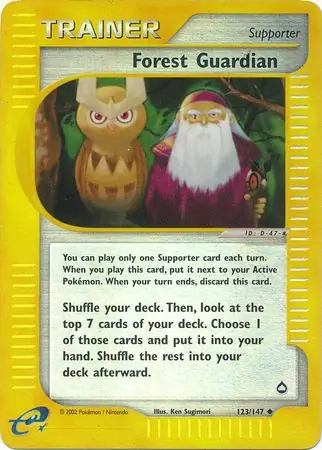 Forest Guardian Reverse Holo 123 Normal