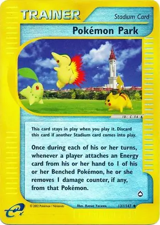 Pokemon Park Reverse Holo 131 Normal