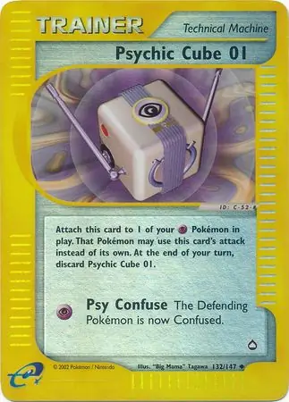 Psychic Cube 01 Reverse Holo 132 Normal