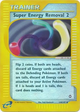 Super Energy Removal 2 Reverse Holo 134