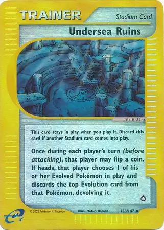 Undersea Ruins Reverse Holo 138