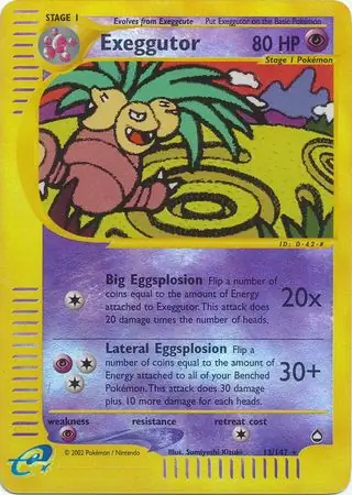 Exeggutor Reverse Holo 13 Normal