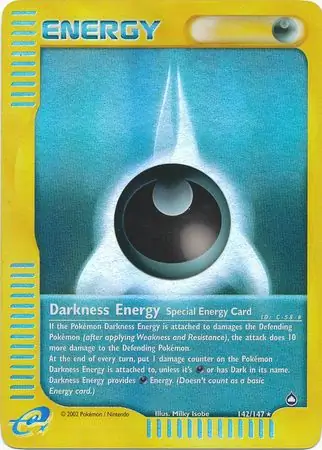 Darkness Energy Reverse Holo 142 Normal