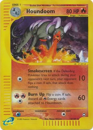 Houndoom Reverse Holo 14 Normal