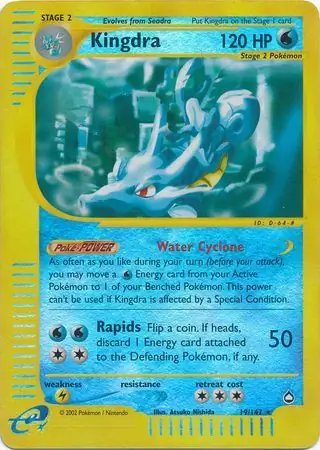 Kingdra Reverse Holo 19 Normal