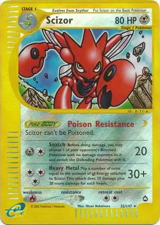 Scizor Reverse Holo 32 Normal