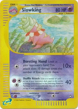 Slowking Reverse Holo 34 Normal