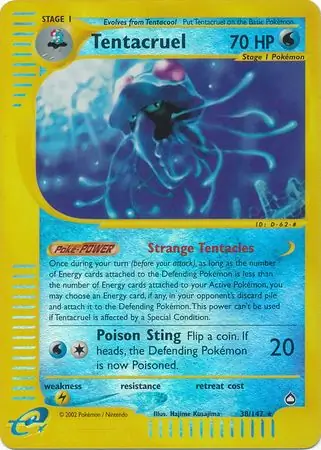Tentacruel Reverse Holo 38 Normal