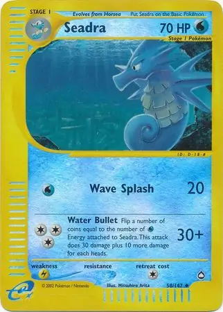 Seadra Reverse Holo 58 Normal