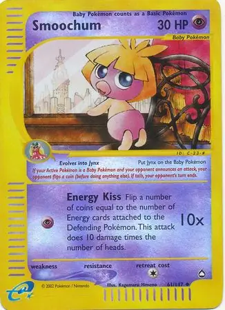 Smoochum Reverse Holo 61 Normal
