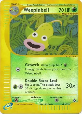 Weepinbell Reverse Holo 65 Normal