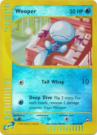 Wooper Reverse Holo 66 Normal