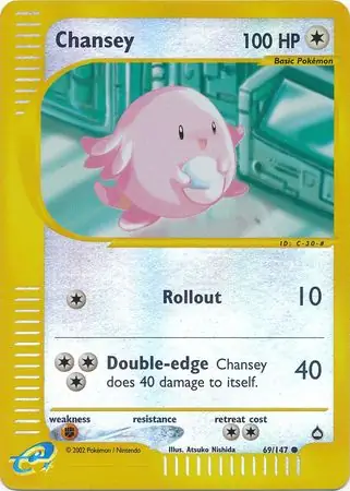 Chansey Reverse Holo 69 Normal