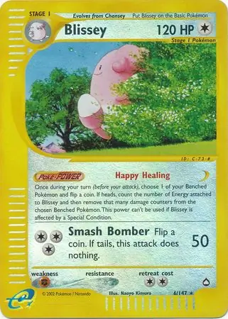 Blissey Reverse Holo 6 Normal