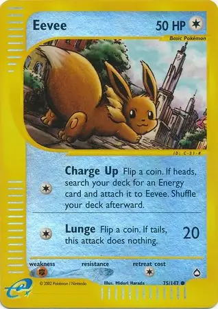 Eevee Reverse Holo 75 Normal