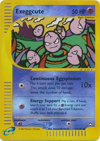 Exeggcute Reverse Holo 77 Normal