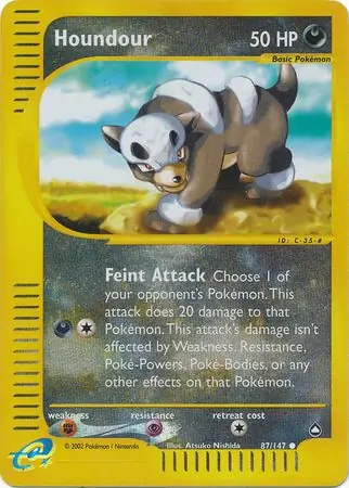 Houndour Reverse Holo 87 Normal