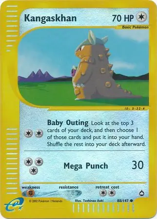 Kangaskhan Reverse Holo 88 Normal