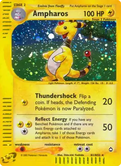 Ampharos Holo H1 Normal