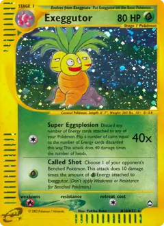 Exeggutor Holo H10 Normal