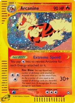Arcanine Holo H2 Normal