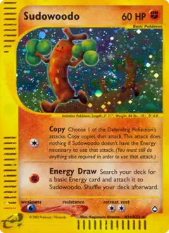 Sudowoodo Holo H24 Normal