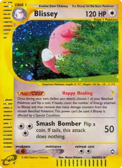 Blissey Holo H6 Normal
