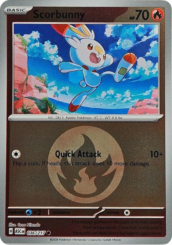 Scorbunny Energy Symbol Pattern 036 Normal