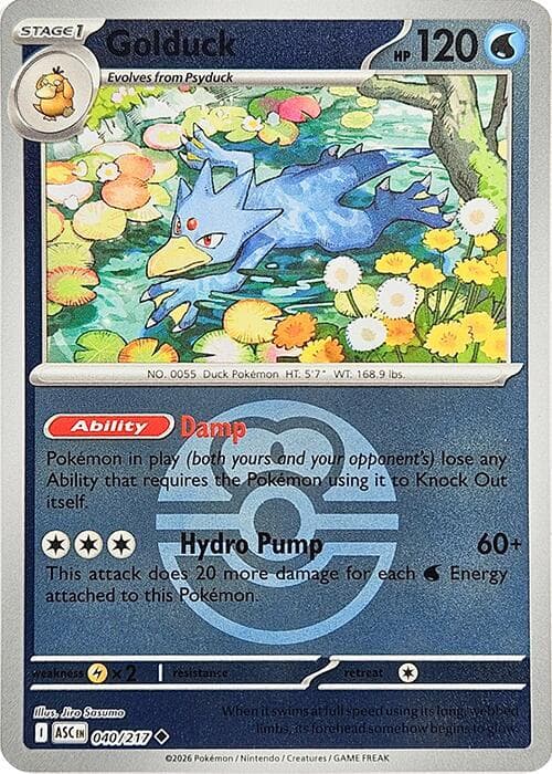 Golduck Love Ball 040 Normal