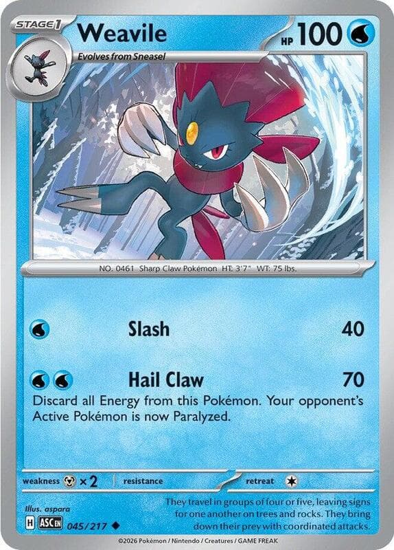 Weavile 045 Normal